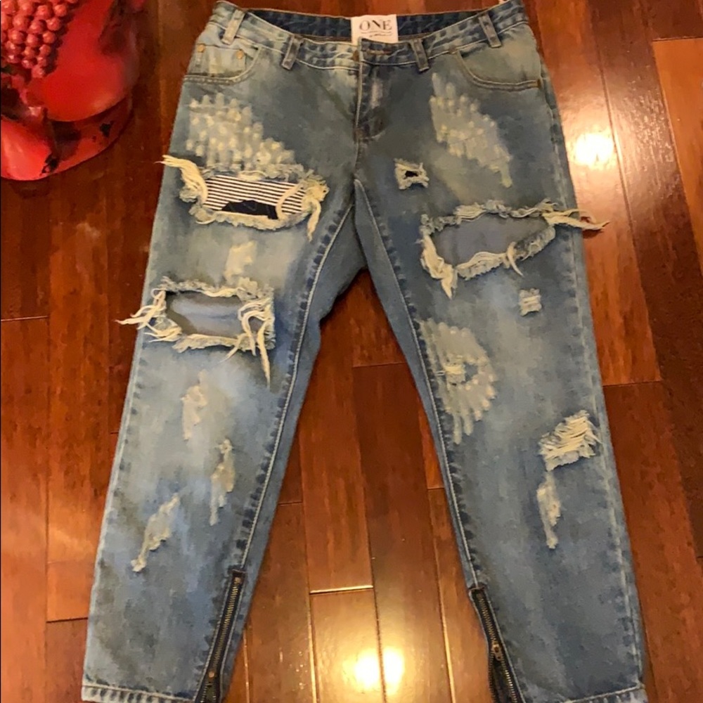 One teaspoon dusty freebird jeans